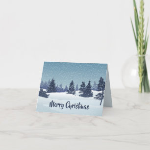 Merry Christmas Folded Card