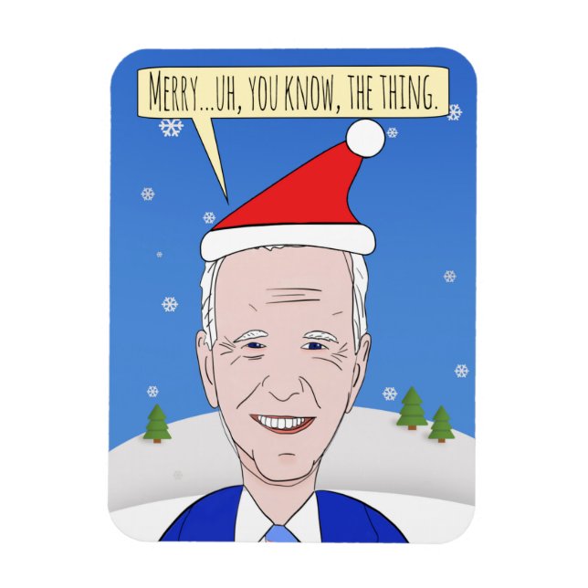Merry Christmas For Anyone Forgetful President  Magnet (Vertical)