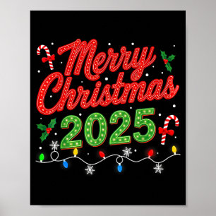 Merry Christmas For Women Men Boys Youth Xmas  Poster