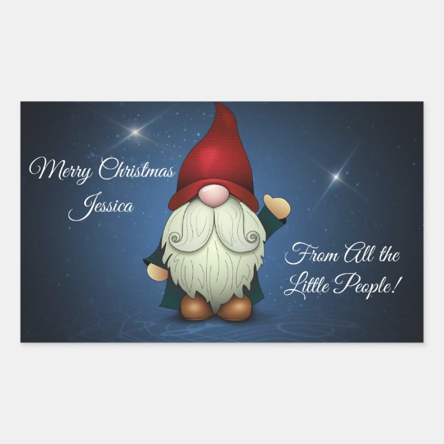 Merry Christmas from All the Little People Sticker (Front)