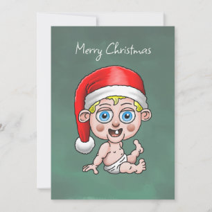 Merry Christmas from Baby Santa Christmas Card