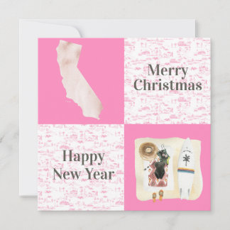 Merry Christmas from California Square Photo Card