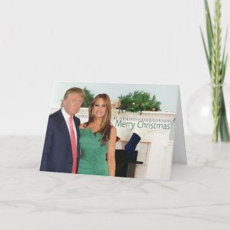 Merry Christmas from Donald and Melania Holiday Card