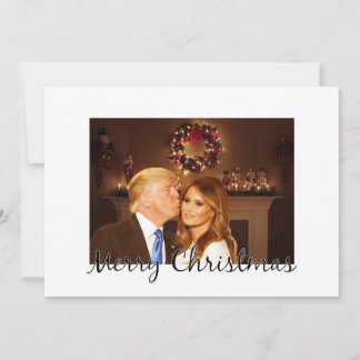 Merry Christmas from Donald and Melania Holiday Card