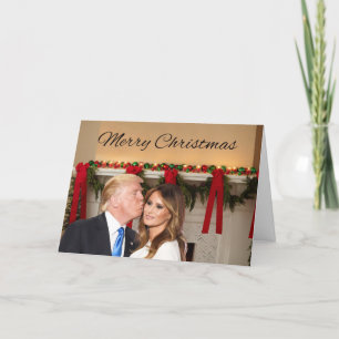 Merry Christmas from Donald and Melania Holiday Card