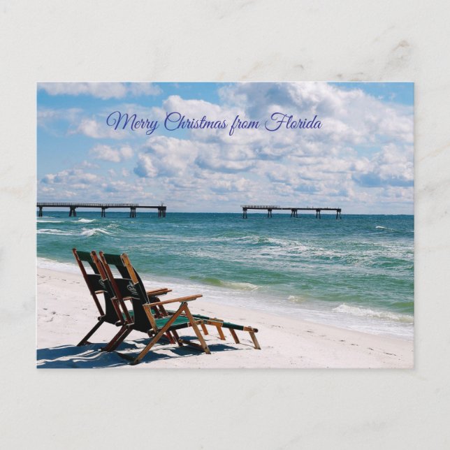 Merry Christmas from Florida Holiday Postcard (Front)