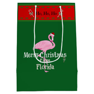 Merry Christmas from Florida Medium Gift Bag