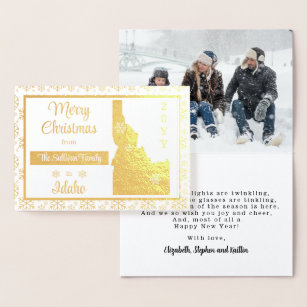 Merry Christmas from Idaho State   Photo  Foil Card