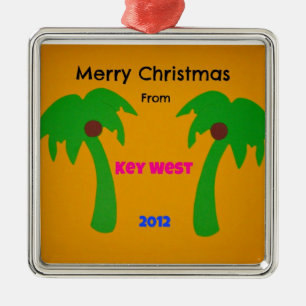 Merry Christmas from Key West 2012 Metal Ornament