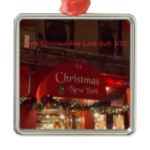 Merry Christmas from Little Italy NYC 1 Ornament