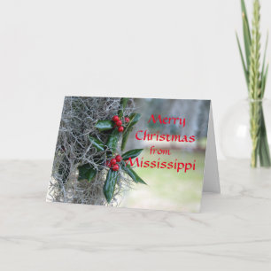 Merry Christmas from Mississippi Holiday Card