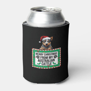Merry Christmas From My Australian Cattle Classic  Can Cooler