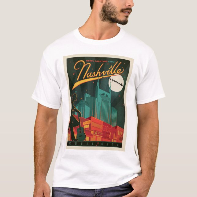 Merry Christmas from Nashville T-Shirt (Front)