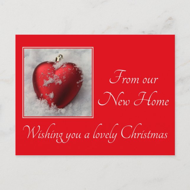 Merry Christmas from New Address Card (Front)