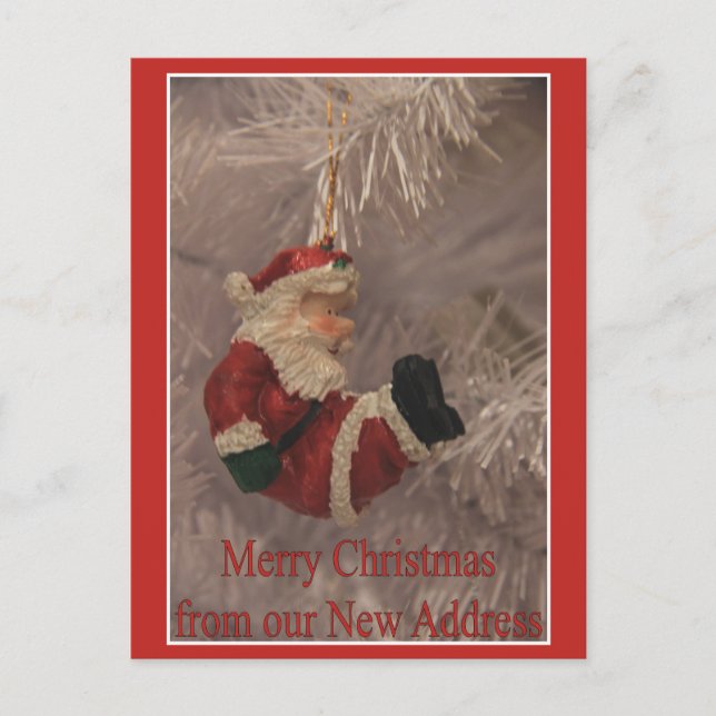 Merry Christmas from New Address Card (Front)