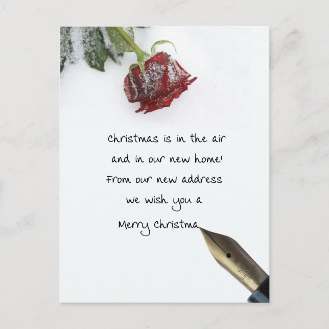Merry Christmas from New Home Card (Front)