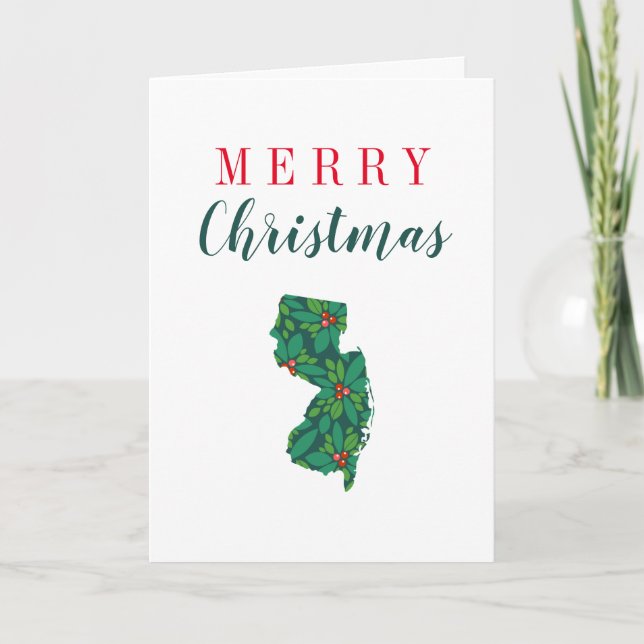 Merry Christmas from New Jersey Card (Front)