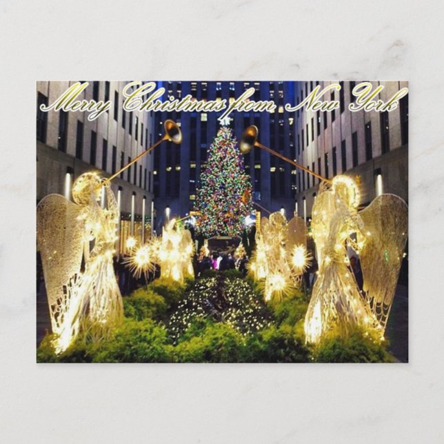 Merry Christmas from New York Holiday Postcard (Front)