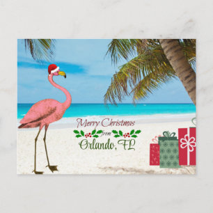 Merry Christmas from Orlando, FL Holiday Postcard