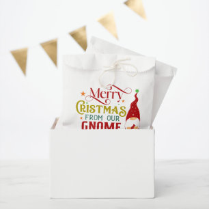 Merry Christmas From Our Gnome To Yours Favour Bag