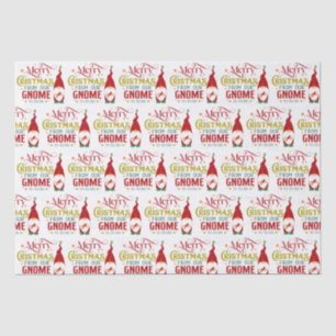 Merry Christmas From Our Gnome To Yours Tissue Paper