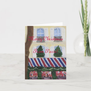 Merry Christmas from Paris Holiday Card
