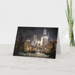 Merry Christmas from Prague Card