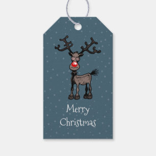 Merry Christmas from Rudolf the Reindeer Gift Tags
