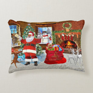 Merry Christmas from Santa Accent Pillow
