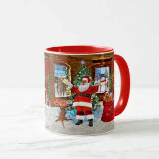Merry Christmas from Santa Claus Mug