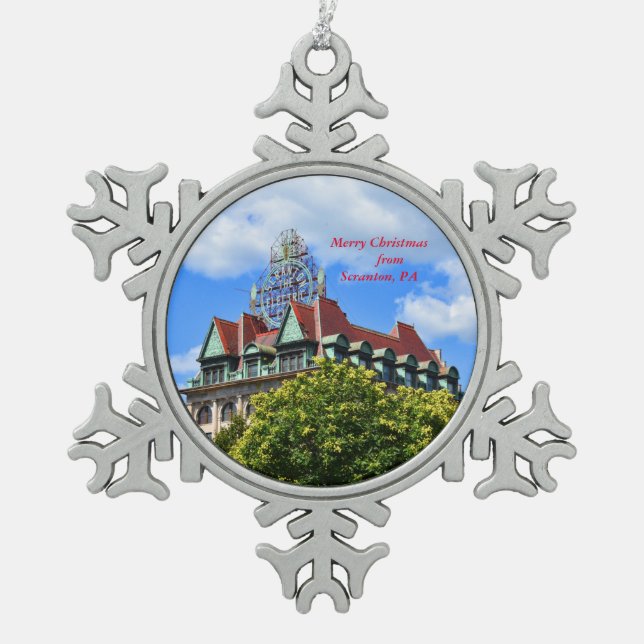 Merry Christmas from Scranton, PA ornament (Front)