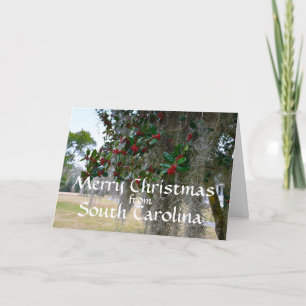 Merry Christmas from South Carolina Holiday Card