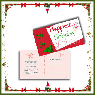 Merry Christmas from the Anderson Family Enclosure Card