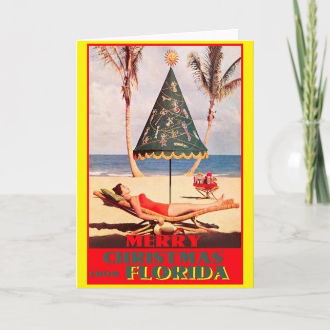 Merry Christmas from the Beach  Card