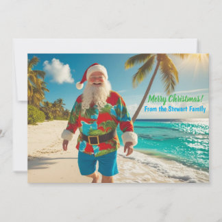 Merry Christmas from the Beach Holiday Card