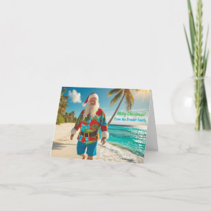 Merry Christmas from the Beach Holiday Card