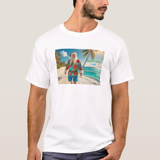 Merry Christmas from the Beach  T-Shirt (Front)