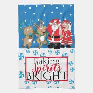 Merry Christmas from the Claus's Kitchen Towel