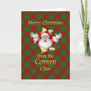 Merry Christmas From the Comyn Clan Holiday Card
