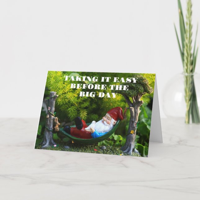 "MERRY CHRISTMAS" FROM THOUGHTFUL GNOME HOLIDAY CARD (Front)