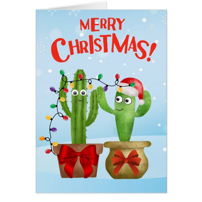 Merry Christmas from Two Cactus  (Front)