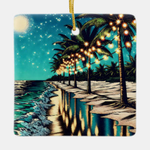 Merry Christmas from Us Snowbirds Ceramic Ornament