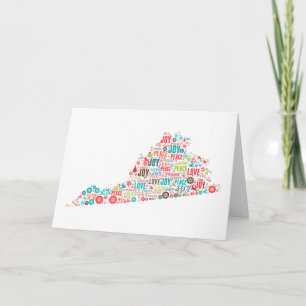 Merry Christmas from Virginia Card