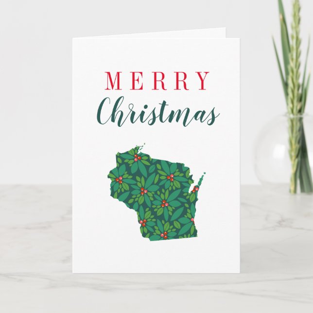 Merry Christmas from Wisconsin Card (Front)