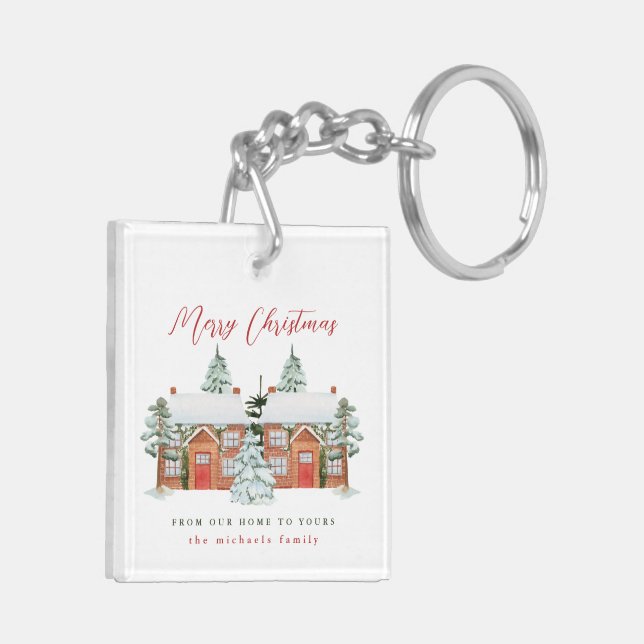 Merry Christmas From Your Neighbours Keychain (Back Left)