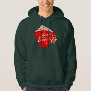 Merry Christmas Frosting Snowflakes Sprinkles Hoodie
