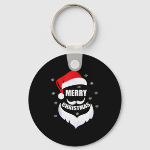 Merry Christmas -fun Santa Claus Father Xmas Boy G Keychain