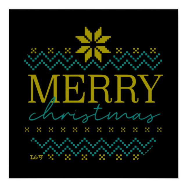 MERRY CHRISTMAS funny christmas          Poster (Front)