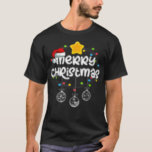 Merry Christmas Funny Cool Family Christmas Cute X T-Shirt