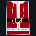 Merry Christmas Gift Bag Funny Santa Design<br><div class="desc">Merry Christmas Funny Santa Claus Gift Bags - MIGNED Design - Customizable</div>